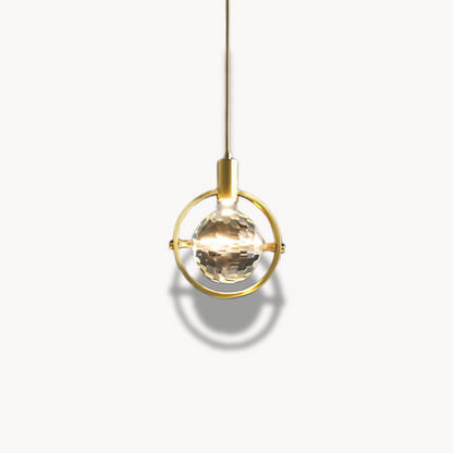 Suspension LED en Anneau de Cristal – Plafonnier Élégant avec Cristaux de Qualité Supérieure