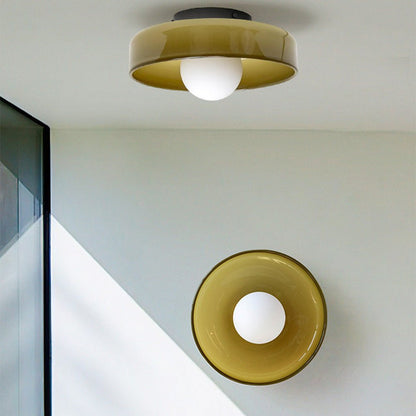 Lampe de Plafond Ronde Contemporaine