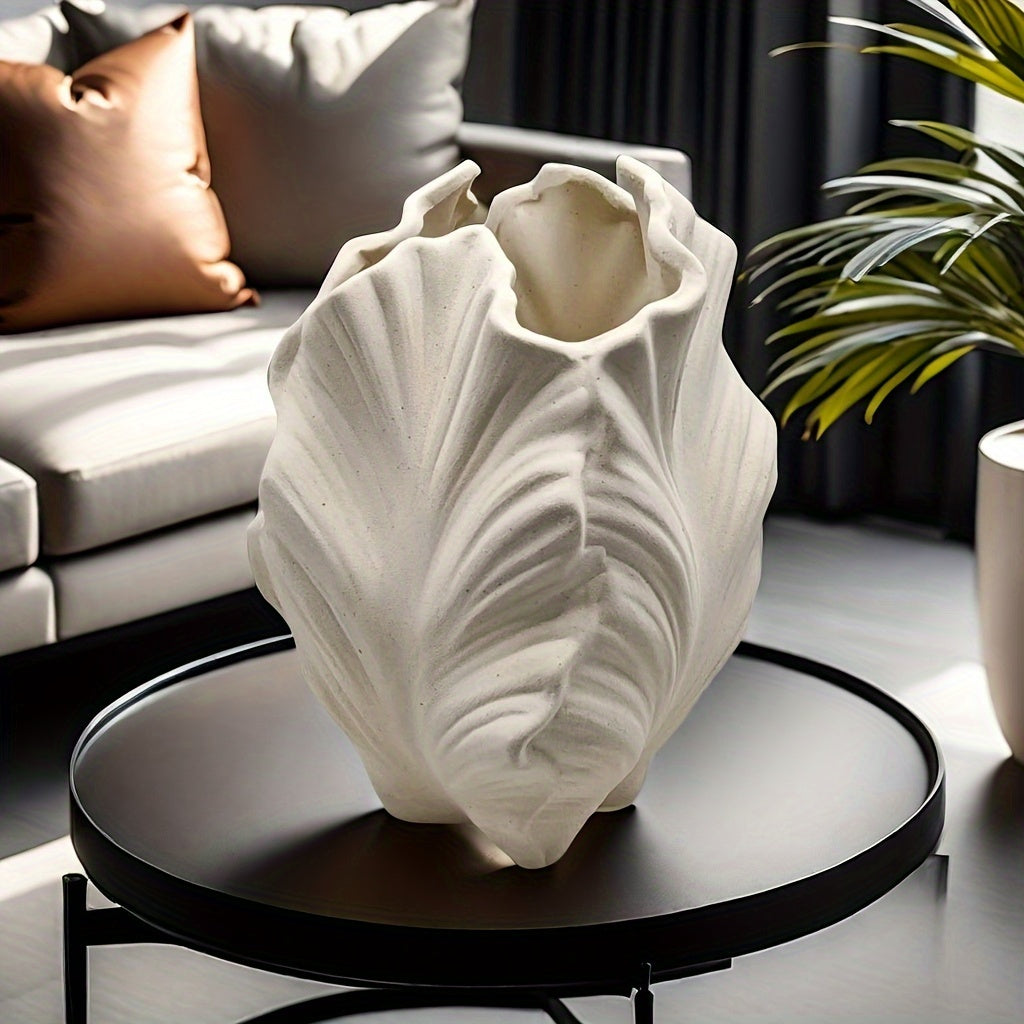 Vase céramique bohéme pour décoration intérieure - Forme ovale idéale pour les fêtes de fin d'année