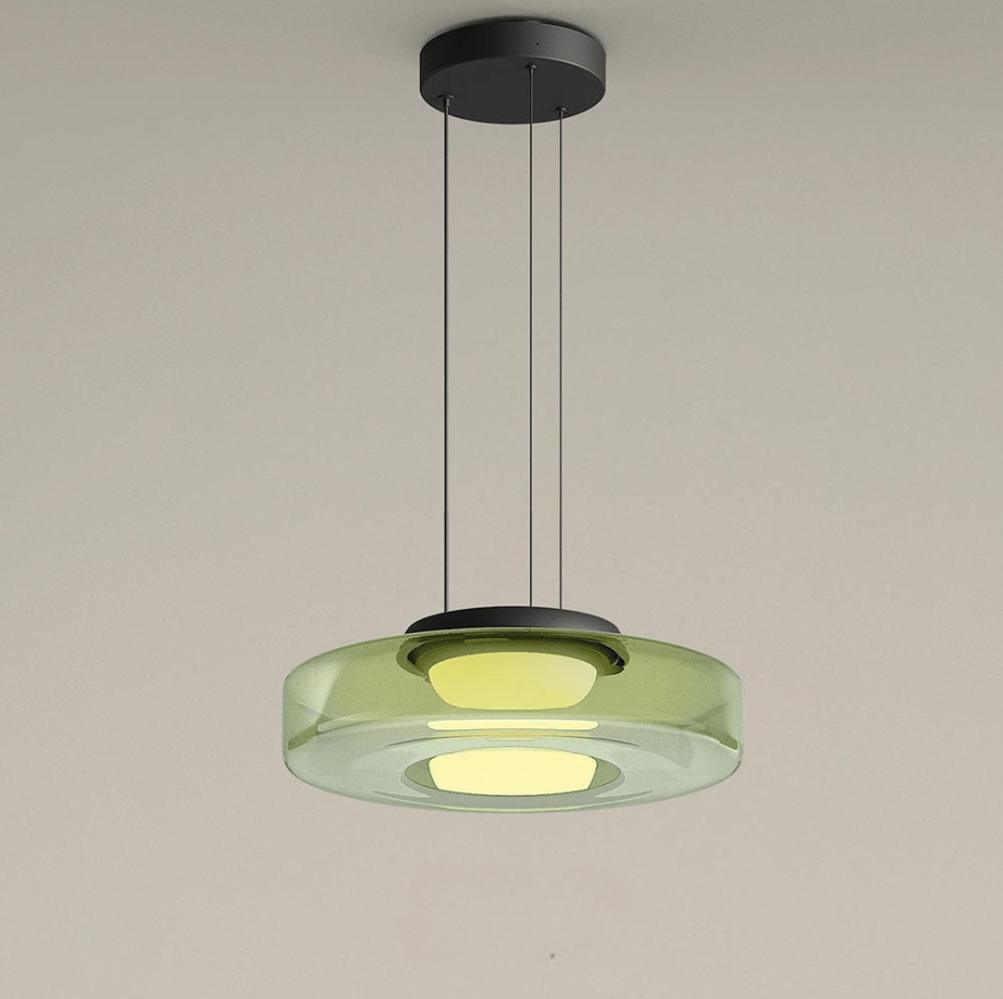 Suspensions en verre style Bauhaus