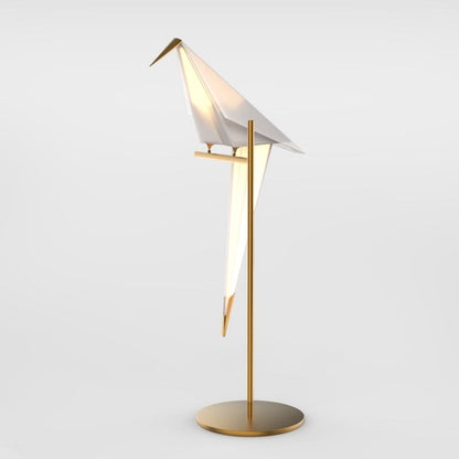 Lampe de Table ArtiLicht - Design Origami Grue en Or