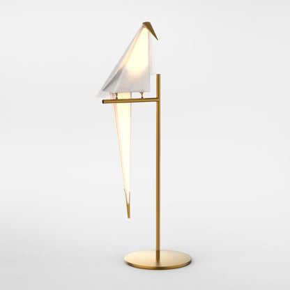 Lampe de Table ArtiLicht - Design Origami Grue en Or