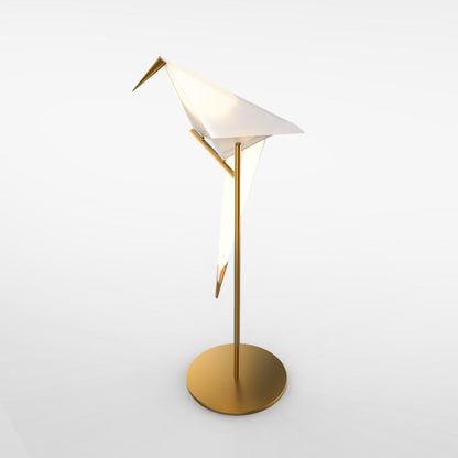 Lampe de Table ArtiLicht - Design Origami Grue en Or