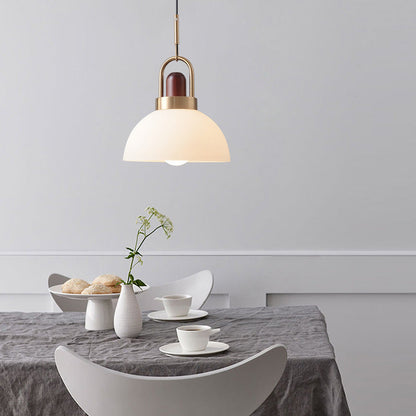 Hailie - Suspension LED moderne en métal, bois et verre pour salle à manger et chambre à coucher