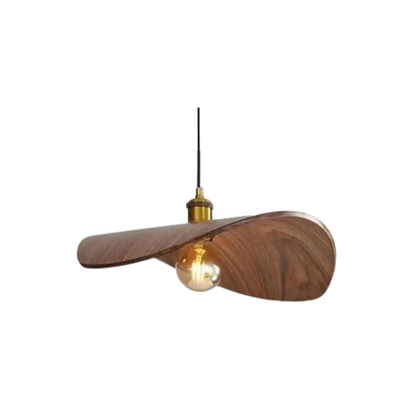 Nordique - Élégante lampe suspendue en bois vintage pour une ambiance chaleureuse