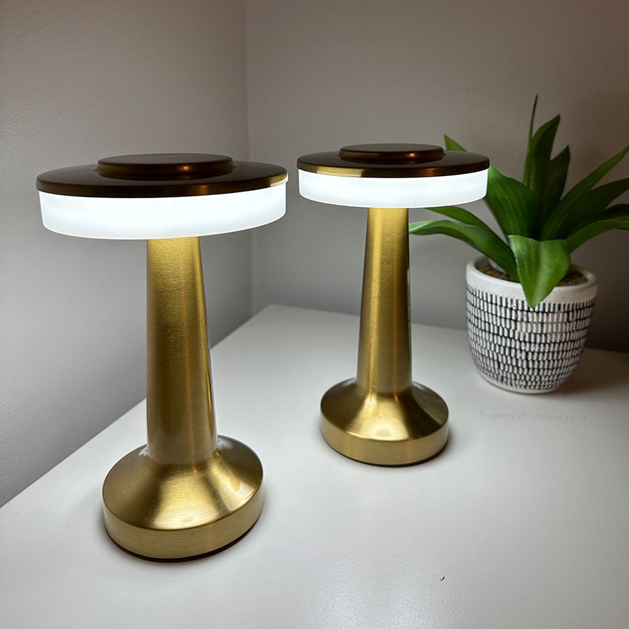 Lucie - Lampe champignon moderne sans fil avec éclairage réglable