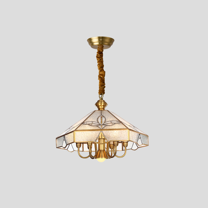 Chandelier Géométrique en Métal - Un Accent Lumineux Élégant pour votre Intérieur