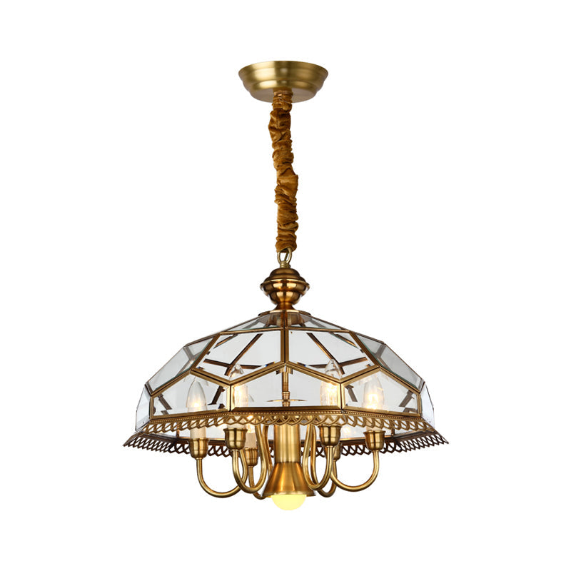 Chandelier Géométrique en Métal - Un Accent Lumineux Élégant pour votre Intérieur