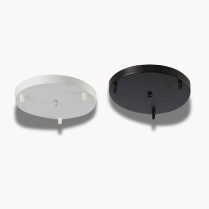 Support de suspension rond à 5 trous (disponible en noir ou blanc)