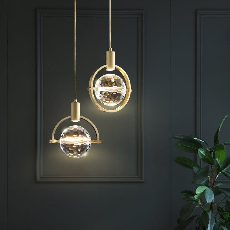 Suspension LED en Anneau de Cristal – Plafonnier Élégant avec Cristaux de Qualité Supérieure