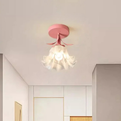 Fleur - Lampe de plafond chaleureuse pour un intérieur accueillant