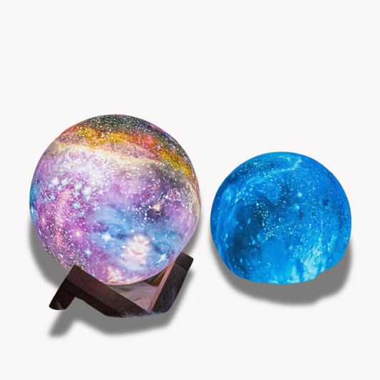 Luna - Lampe décorative en forme de lune avec télécommande et couleurs changeantes