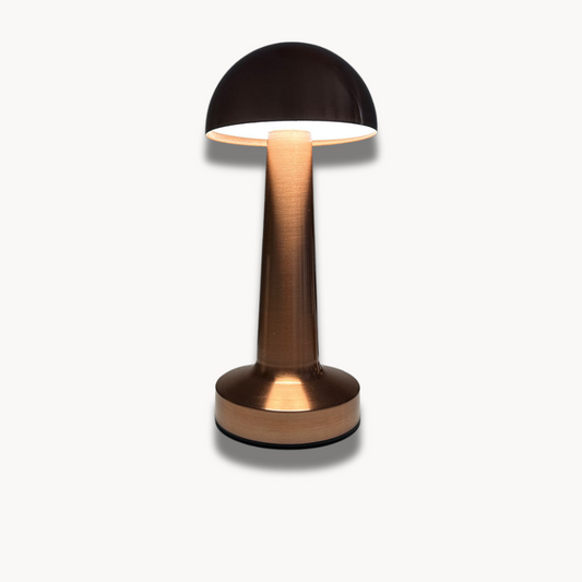 Léa - Lampe de table moderne et sans fil en forme de dôme avec modes d'éclairage réglables