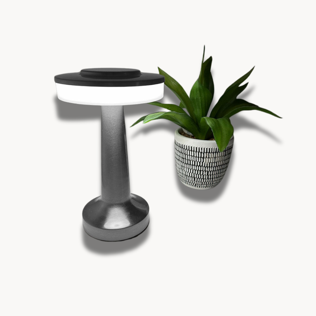 Lucie - Lampe champignon moderne sans fil avec éclairage réglable