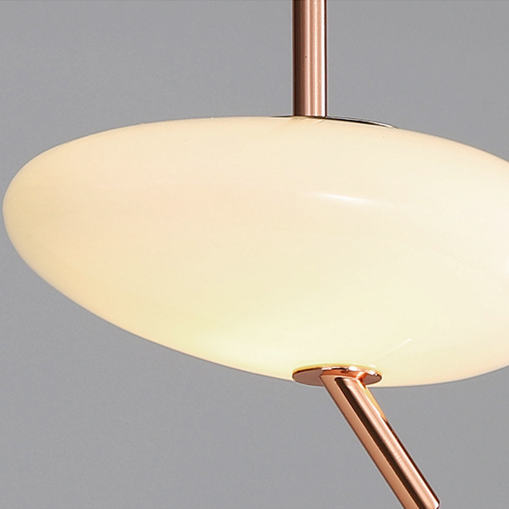 Hailie - Suspension moderne en métal et acrylique avec design galets pour salon élégant