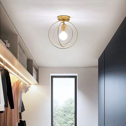 Aurora - Suspension dorée élégante pour un intérieur luxueux