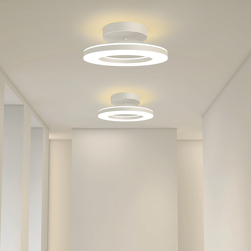 Élodie - Lustre moderne en fer avec éclairage LED pour couloir