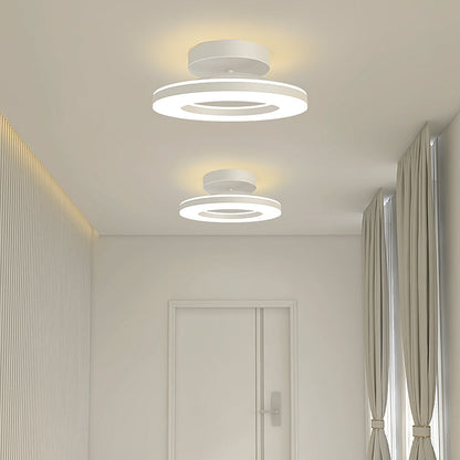 Élodie - Lustre moderne en fer avec éclairage LED pour couloir