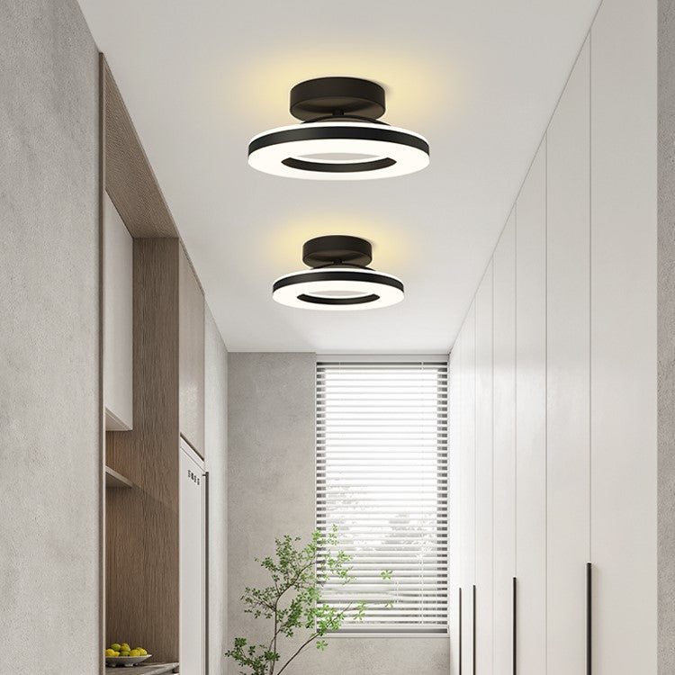 Élodie - Lustre moderne en fer avec éclairage LED pour couloir