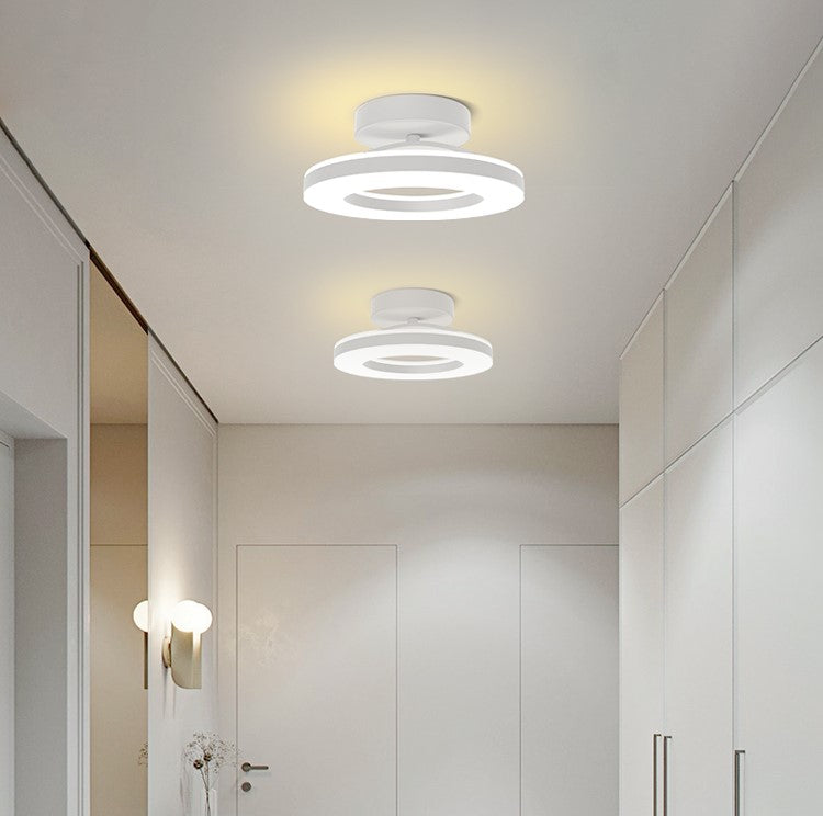 Élodie - Lustre moderne en fer avec éclairage LED pour couloir