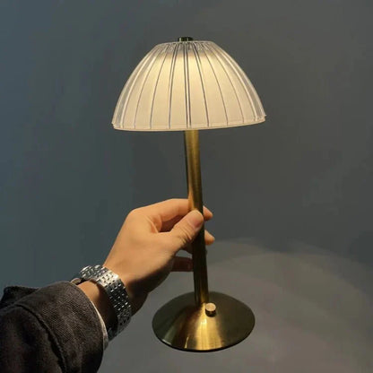 Lampe de table sans fil en cristal