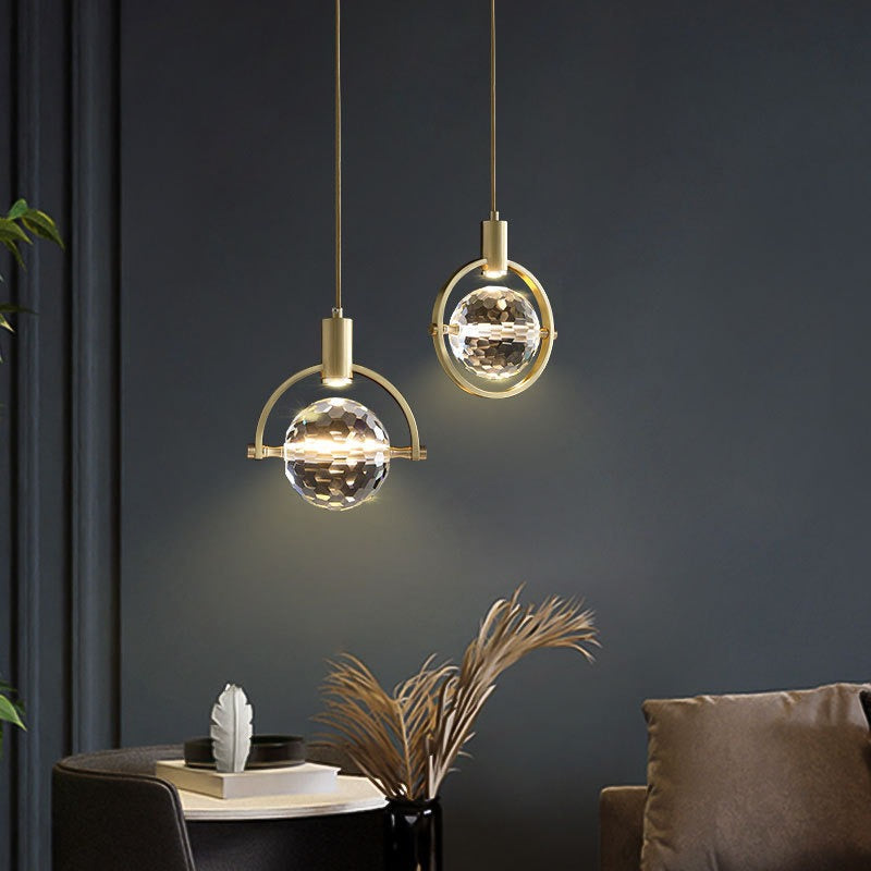 Suspension LED en Anneau de Cristal – Plafonnier Élégant avec Cristaux de Qualité Supérieure