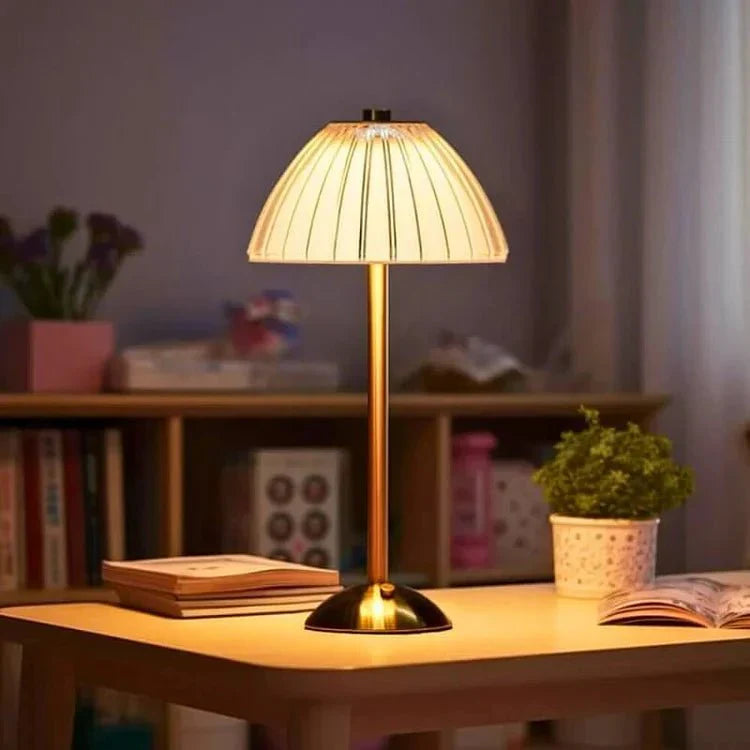 Lampe de table sans fil en cristal