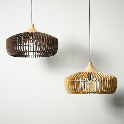 Ozawa - Suspended lamp en bois au style nordique pour chambre à coucher et salon