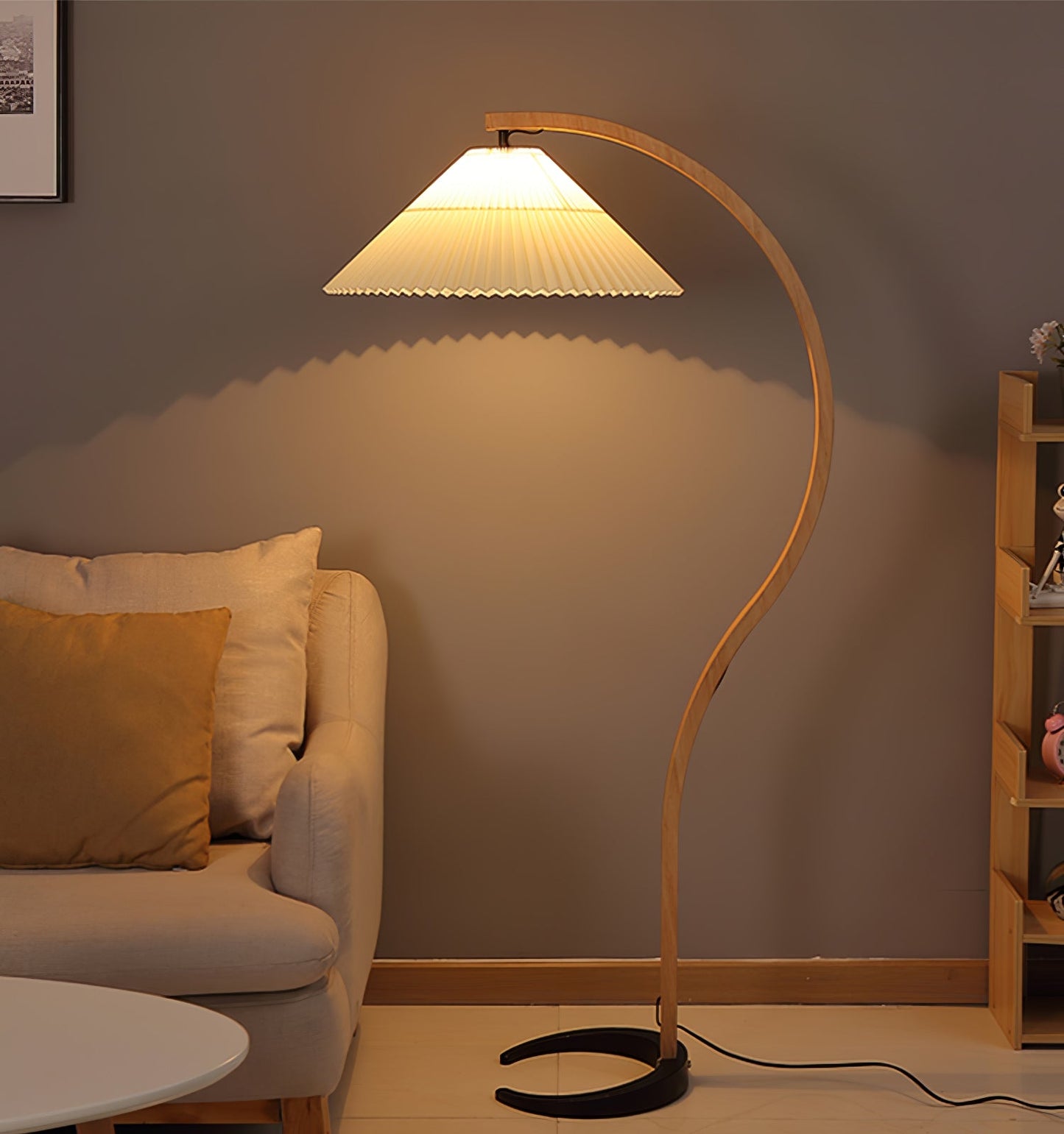 Caprani lampe sur pied design scandinave des années 70