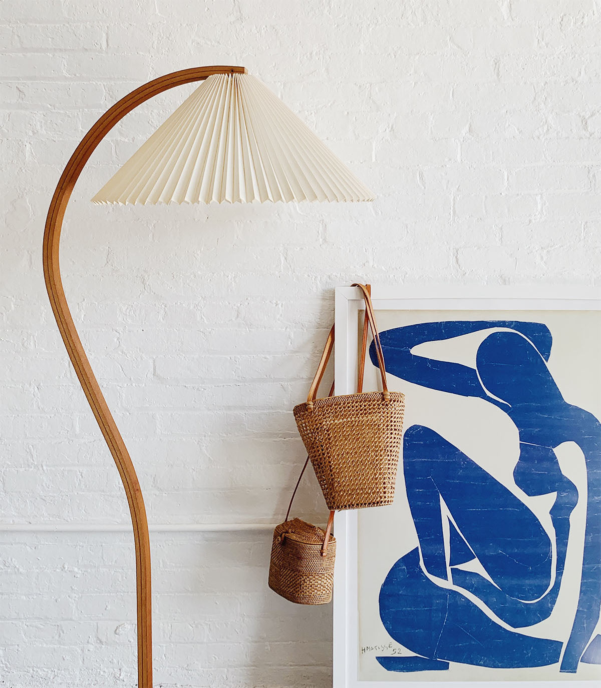 Caprani lampe sur pied design scandinave des années 70