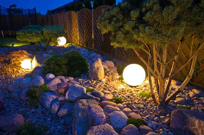 Lumière Sphérique pour le Jardin