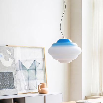 Sophie - Lampe nuage suspendue avec dégradé de couleurs pour une ambiance relaxante