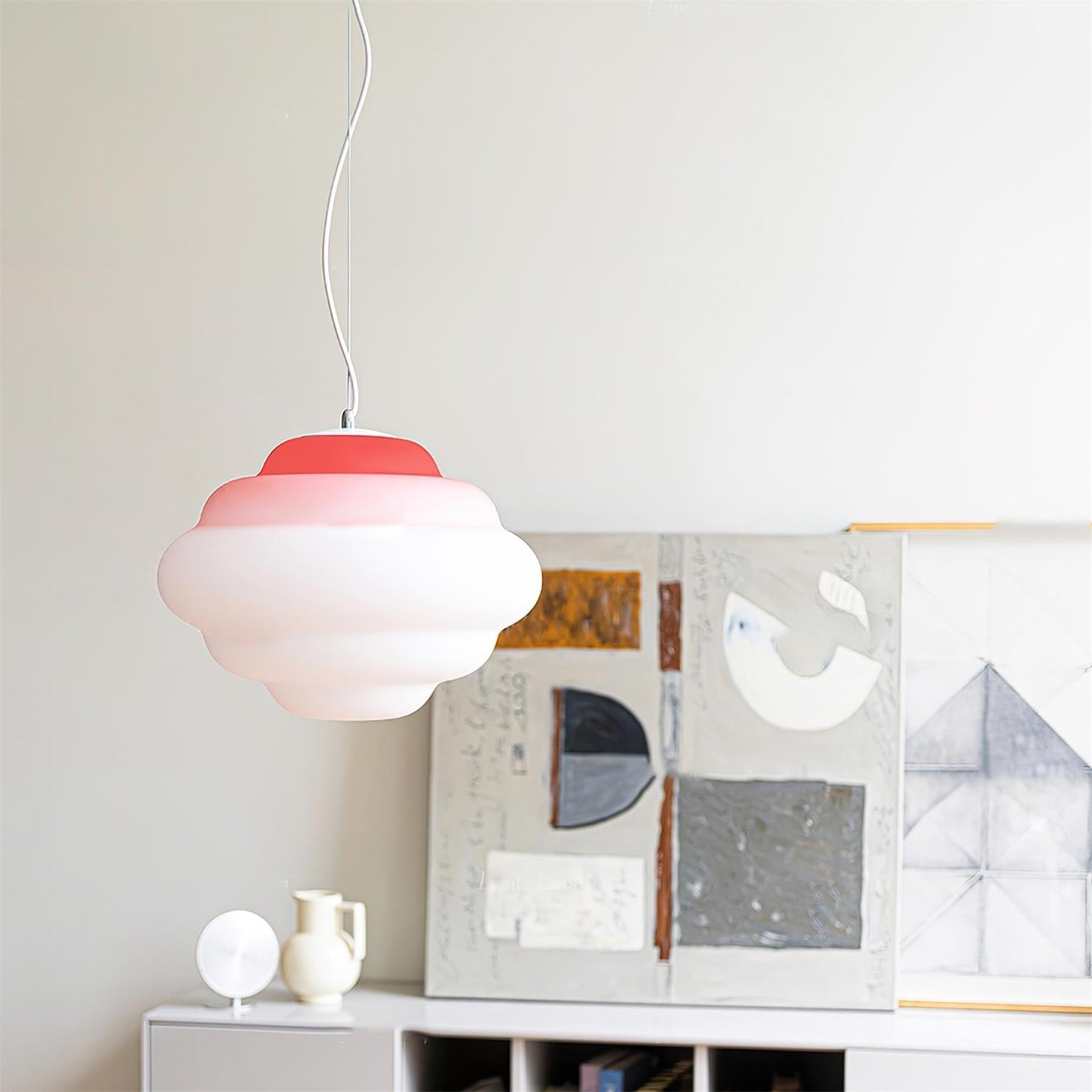 Sophie - Lampe nuage suspendue avec dégradé de couleurs pour une ambiance relaxante