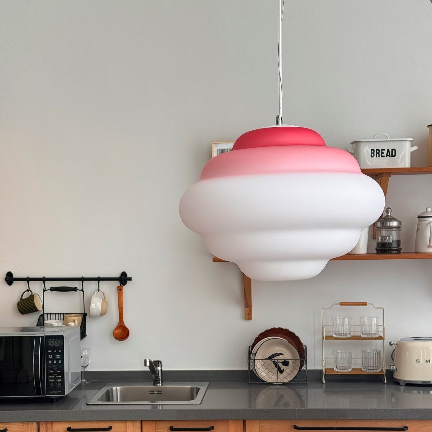 Sophie - Lampe nuage suspendue avec dégradé de couleurs pour une ambiance relaxante