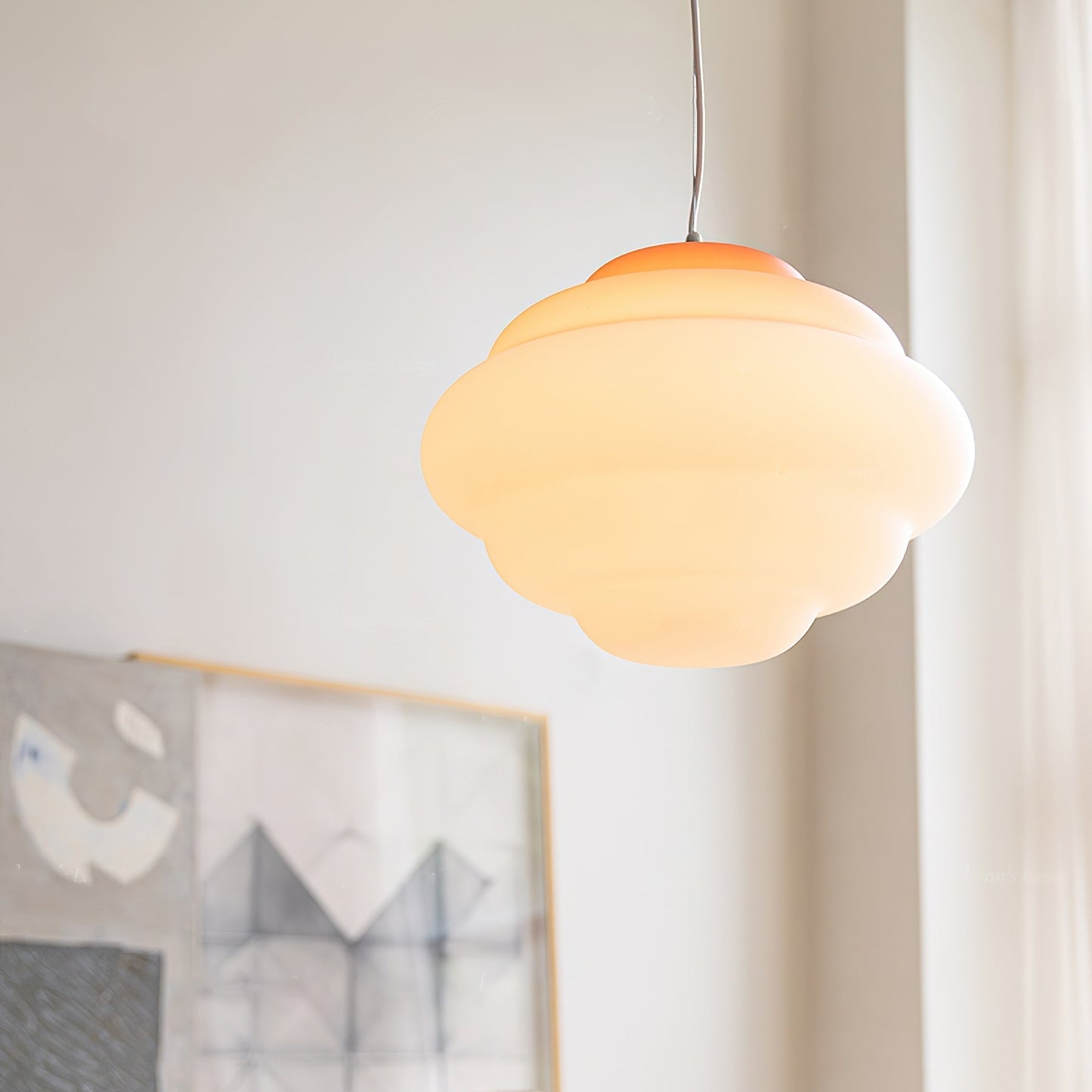 Sophie - Lampe nuage suspendue avec dégradé de couleurs pour une ambiance relaxante