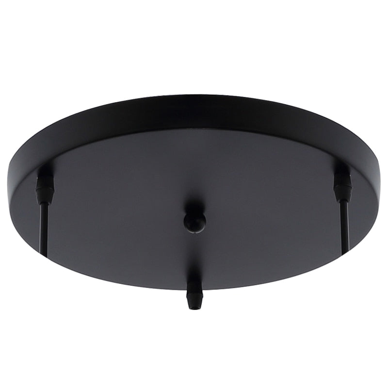 Support de suspension rond à 5 trous (disponible en noir ou blanc)