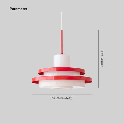 Hailie - Suspension Bauhaus en métal et verre pour un éclairage élégant