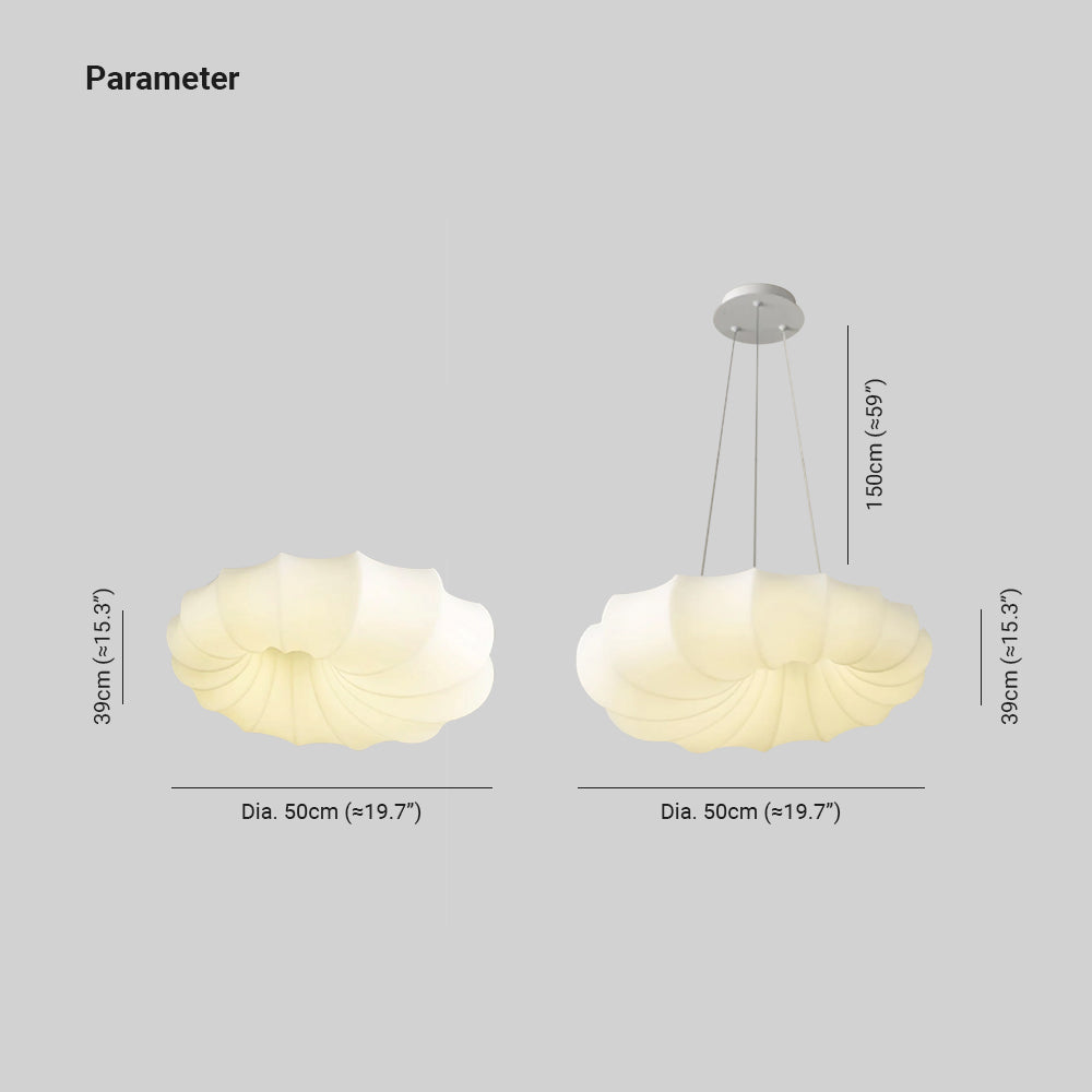 Nielsen - Suspension design en forme de nuage pour chambre à coucher et salle à manger