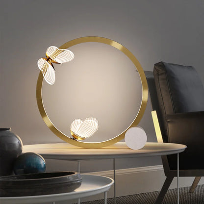 Papillon - Lampe de table LED moderne et luxueuse pour une décoration intérieure élégante