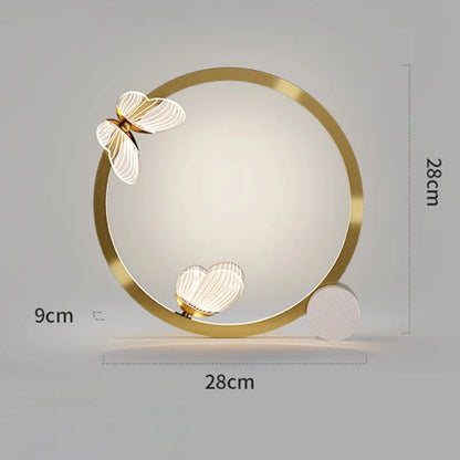 Papillon - Lampe de table LED moderne et luxueuse pour une décoration intérieure élégante