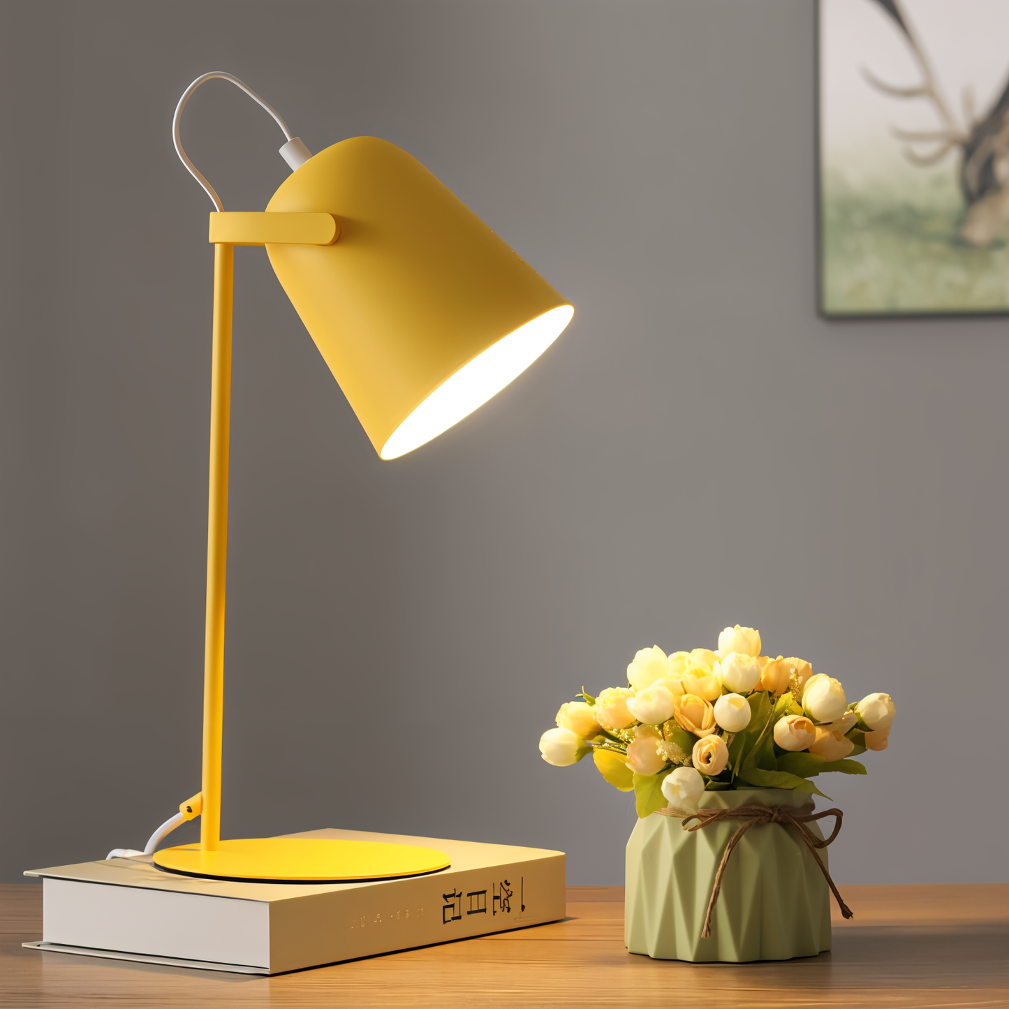 Lampe de Bureau CandyTwist Macaron - Lampe Nordic Réglable