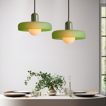 Luminaires Suspendus en Verre Colorés - ChicChandelier Ajustable