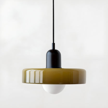 Luminaires Suspendus en Verre Colorés - ChicChandelier Ajustable