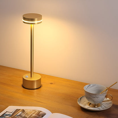 Lampe LED Tactile en Forme d'Haltère - Éclairage Portable et Rechargeable avec Variateur