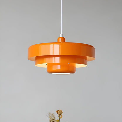 Lustre Vintage LEDCharm - Suspension Orange pour un Éclairage Élégant