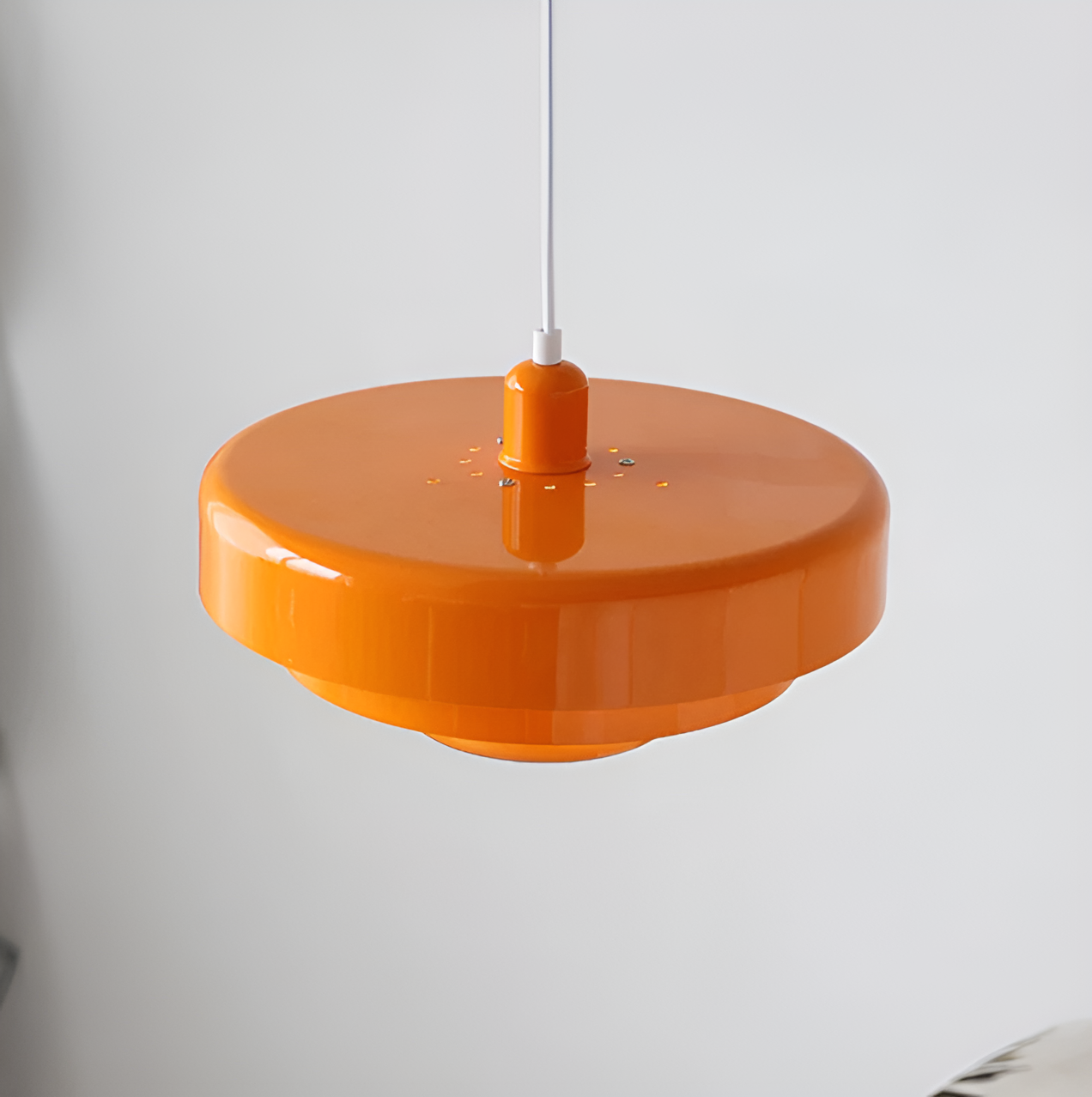 Lustre Vintage LEDCharm - Suspension Orange pour un Éclairage Élégant