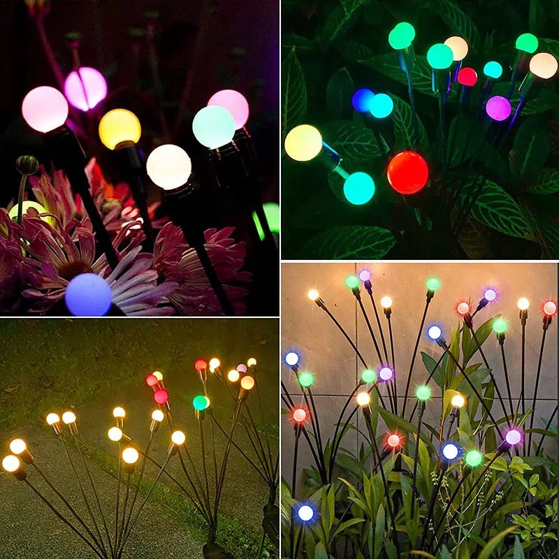 Luminaires de Jardin Solaires en Forme de Lucioles