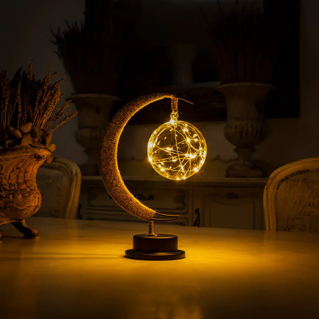 Lampe de Lune Enchantée – Lumière LED pour une Ambiance Rêveuse