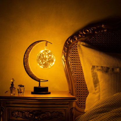 Lampe de Lune Enchantée – Lumière LED pour une Ambiance Rêveuse