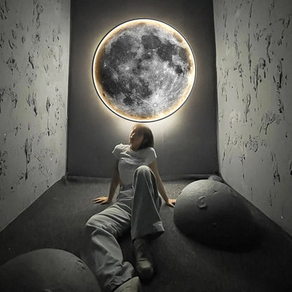 Luna - Applique murale LED en forme de lune pour une ambiance apaisante